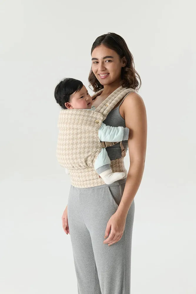 Ergonomic Baby Carrier Newborn to Toddler, Lightweight & Breathable Cotton Infant Carrier for Hands Free Comfort 