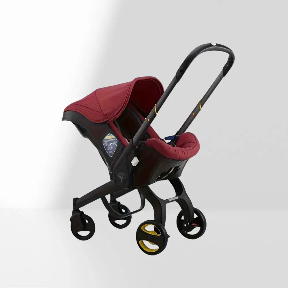 3-In-1 High-Landscape Baby Stroller, Foldable Compact Traveling Stroller with Adjustable Alloy Frame,Convertible Reversible Baby Stroller, Lightweight High-Quality for Mall, Outdoor Use, Compatible with Car Seat (Baby Travel Gear), Baby Items