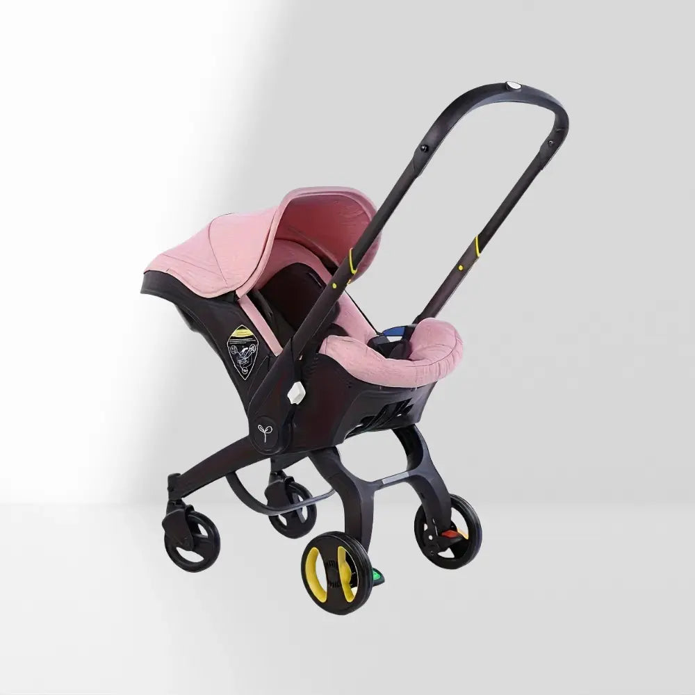3-In-1 High-Landscape Baby Stroller, Foldable Compact Traveling Stroller with Adjustable Alloy Frame,Convertible Reversible Baby Stroller, Lightweight High-Quality for Mall, Outdoor Use, Compatible with Car Seat (Baby Travel Gear), Baby Items