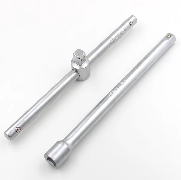 CR-V Steel Socket Wrench Extension Bar 1/4, 3/8, and 1/2-Inch Drive Sizes