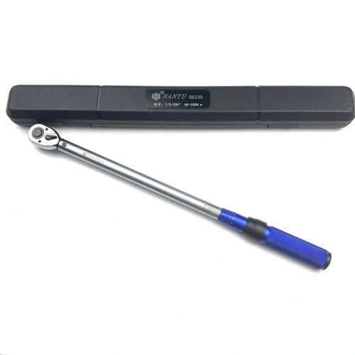1/2-Inch Drive Adjustable Torque Wrench 20-330Nm Chrome Finish