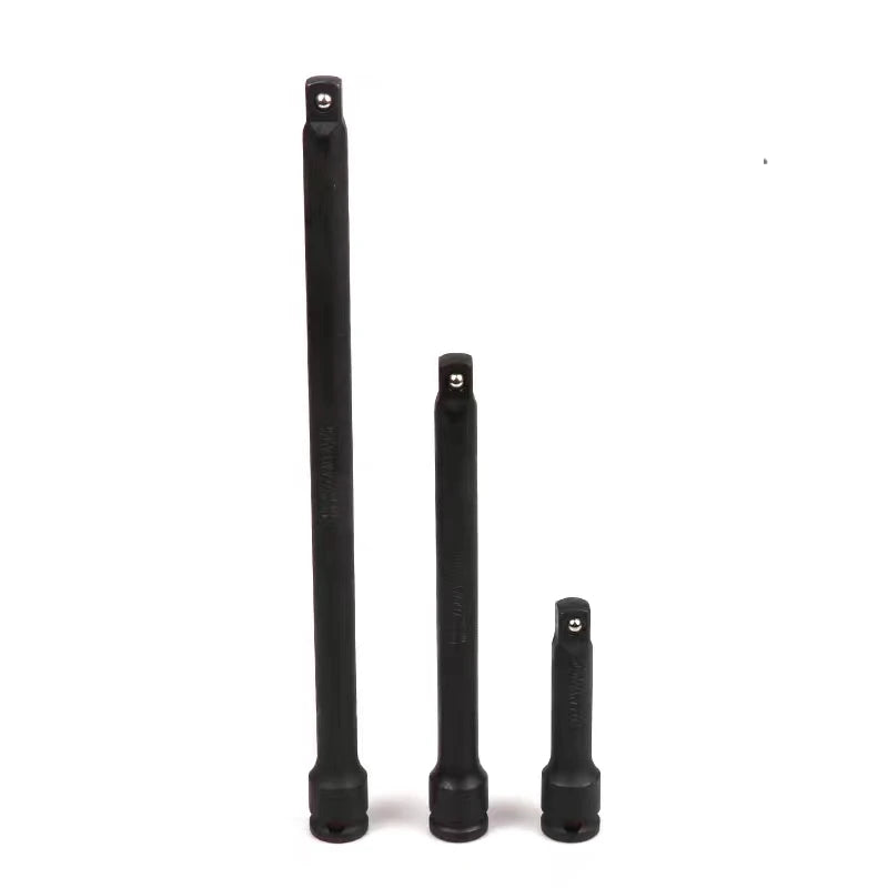 Air Impact Extension Bar 3/8 & 1/2-Inch Drive 3-10-Inch Black Phosphate