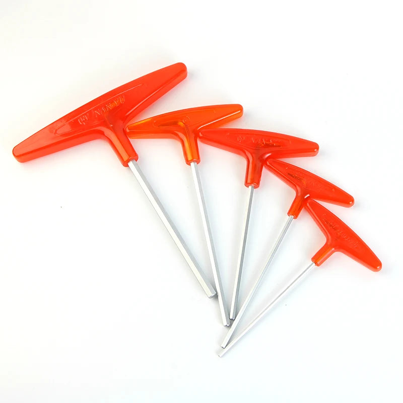 T-Handle Hex Key Wrench 2-10mm Satin Finish