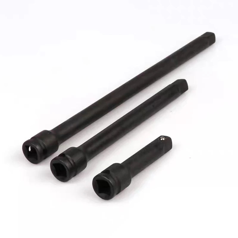 Air Impact Extension Bar 3/8 & 1/2-Inch Drive 3-10-Inch Black Phosphate